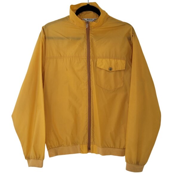 60/70s Vtg CAMPUS All Sports Jacket Lightweight Nylon Windbreaker Unisex medium - Picture 1 of 16